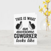 Coworker Birthday Employee Farewell Goodbye Going  Kaart (Gele Bloem)