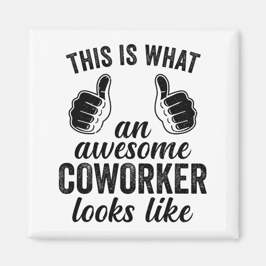 Coworker Birthday Employee Farewell Goodbye Going  Magneet (Voorkant)