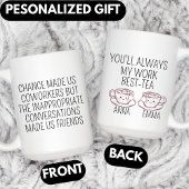 Coworker Farewell Gift, Personalized Leaving Mok