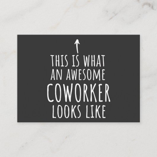 Coworker Gift, Coworker Mug, Awesome Coworker Visitekaartje (Voorkant)