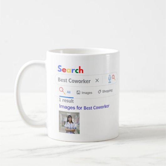 COWORKER GIft FUNNY World's BEST SEARCH Engine Koffiemok (Links)