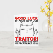 Coworker Leaving, Quitting Going Away, Job Change, Kaart (Gele Bloem)