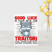 Coworker Leaving, Quitting Going Away, Job Change; Kaart (Gele Bloem)