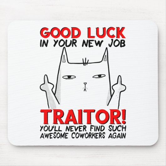 Coworker Leaving, Quitting Going Away, Job Change, Muismat (Voorkant)