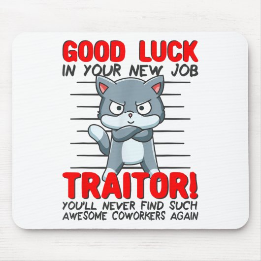 Coworker Leaving, Quitting Going Away, Job Change; Muismat (Voorkant)