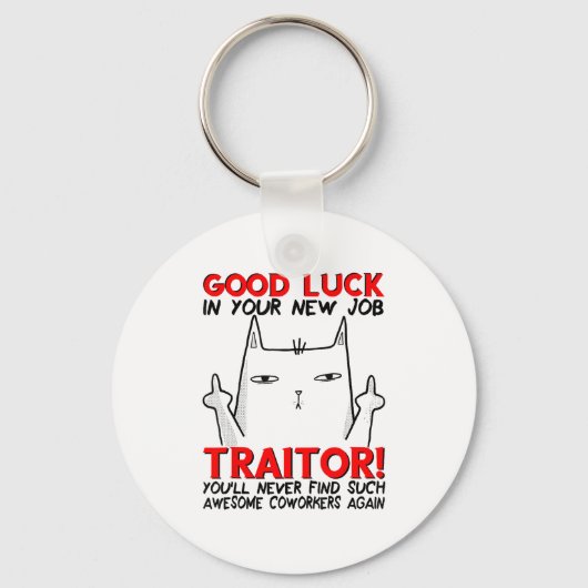 Coworker Leaving, Quitting Going Away, Job Change, Sleutelhanger (Voorkant)