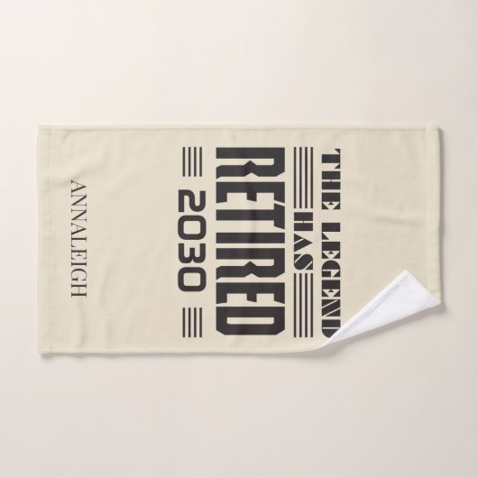 Coworker Retirement Legend heeft gepensioneerd per Handdoek (Handdoek)