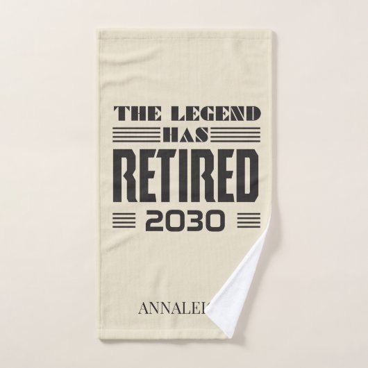 Coworker Retirement Legend heeft gepensioneerd per Handdoek (Handdoek)