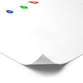 Coworkers Are Like Christmas Lights Funny Coworker Poster (Hoek)