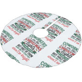 Coworkers Are Like Christmas Lights Funny Office Kerstboom Rok (Gekanteld)