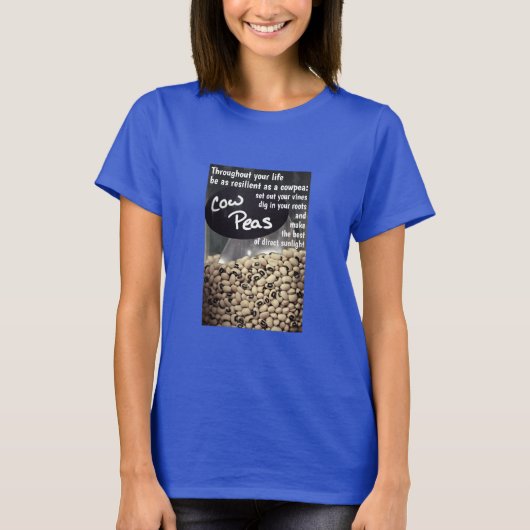 Cowpea (donker) T-shirt (Voorkant)