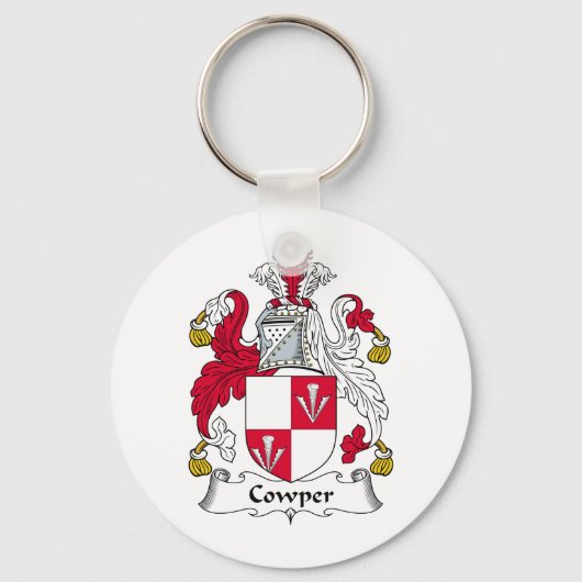 Cowper Family Crest Sleutelhanger (Voorkant)