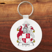 Cowper Family Crest Sleutelhanger (Voorkant)