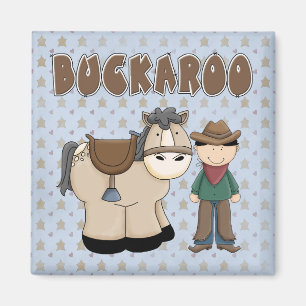 Cowpoke Cowboy Horse Buckaroo Fridge Magnet