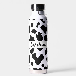cowprint motief waterfles