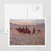 Cowpunchers (w/c op papier) briefkaart (Voorkant / Achterkant)