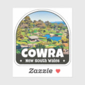 Cowra, NSW Australië Sticker (Vel)