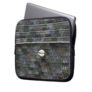Cowrie Grijs Artisan Haakprint Elektronica Tas