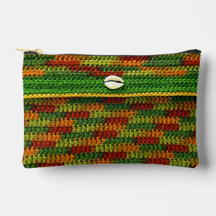 Cowrie Shell herfst kleuren ambachtelijke haakprin Etui