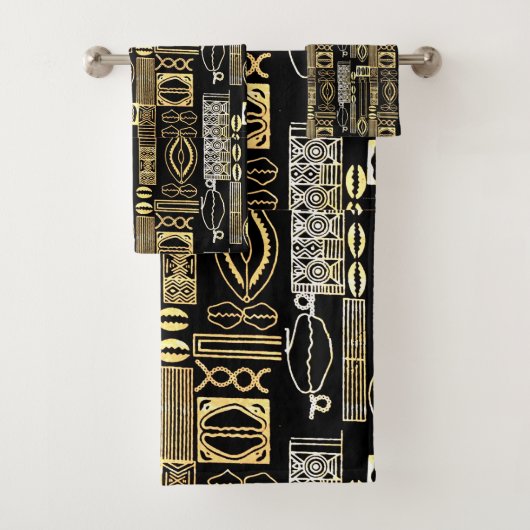 Cowrie Shell Motief • Bad Handdoek (Insitu)