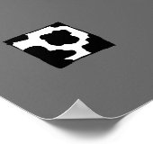 Cows drinking milk poster (Hoek)