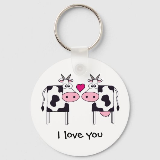 Cows in Love Sleutelhanger (Voorkant)