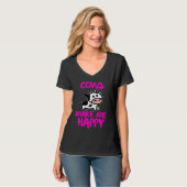Cows make me happy   Farmer cow T-shirt (Voorkant volledig)