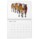 COWS: Oorspronkelijk werk van diverse koeien Kalender (Feb 2026)