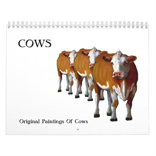 COWS: Oorspronkelijke illustratie Kalender (Hoes)
