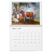 COWS: Originele kunst van de diverse runderen Kalender (Feb 2027)