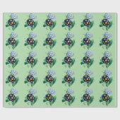 Cowslip Primrose Botanical Cadeaupapier (Vlak)