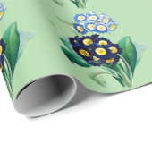 Cowslip Primrose Botanical Cadeaupapier (Rol Hoek)