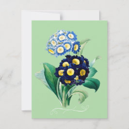 Cowslip Primrose Botanical Feestdagenkaart