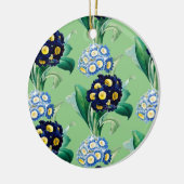 Cowslip Primrose Botanical Keramisch Ornament (Links)