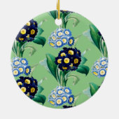 Cowslip Primrose Botanical Keramisch Ornament (Achterkant)