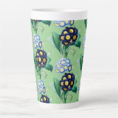 Cowslip Primrose Botanical Latte Mok (Voorkant)