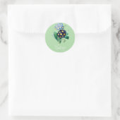 Cowslip Primrose botanisch Ronde Sticker (Tas)
