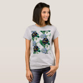 Cowslip Primrose botanisch T-shirt (Voorkant volledig)