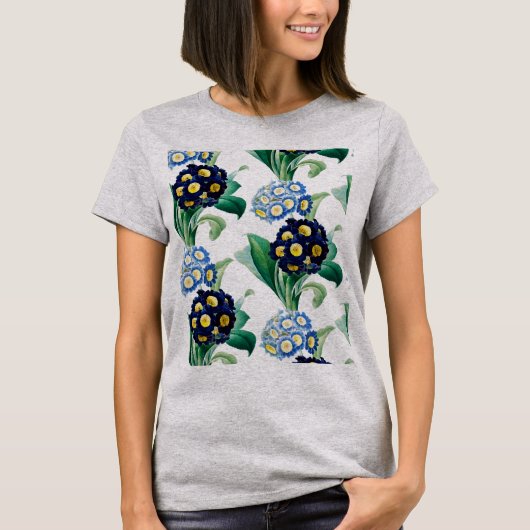 Cowslip Primrose botanisch T-shirt (Voorkant)