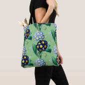 Cowslip Primrose botanisch Tote Bag (Dichtbij)