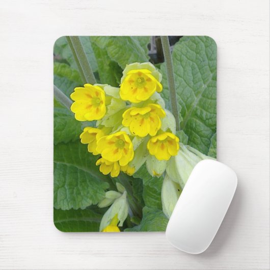 Cowslipbloemen Mousepad Muismat (Met muis)