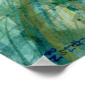 Cowslips Primula veris op een grassy bank Poster (Hoek)