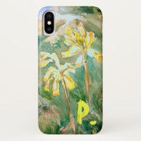 Cowslips Primula veris Phone iPhone Case