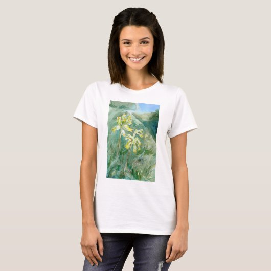 Cowslips Primula veris T-shirt (Voorkant volledig)