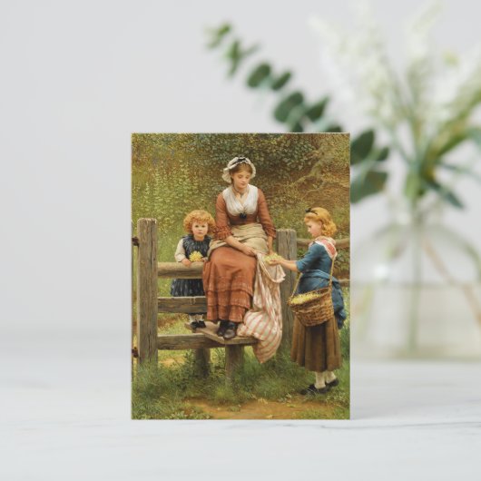 Cowslips van George Dunlop Leslie Briefkaart (Staand voorkant)