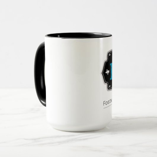 Cowtown Boxer Rescue 20oz Coffee Mok (Voorkant links)