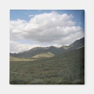 Cowyboy Skyline Desert Decorative Magnet
