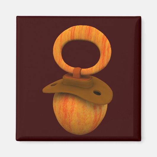 Cox Apple Pacifier Magneet (Voorkant)