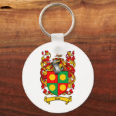 COX FAMILY CREST - COX COAT OF ARMS SLEUTELHANGER (Voorkant)
