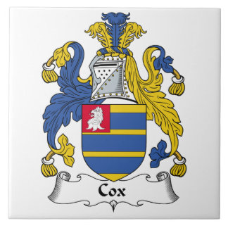 Cox Family Crest Tegeltje
